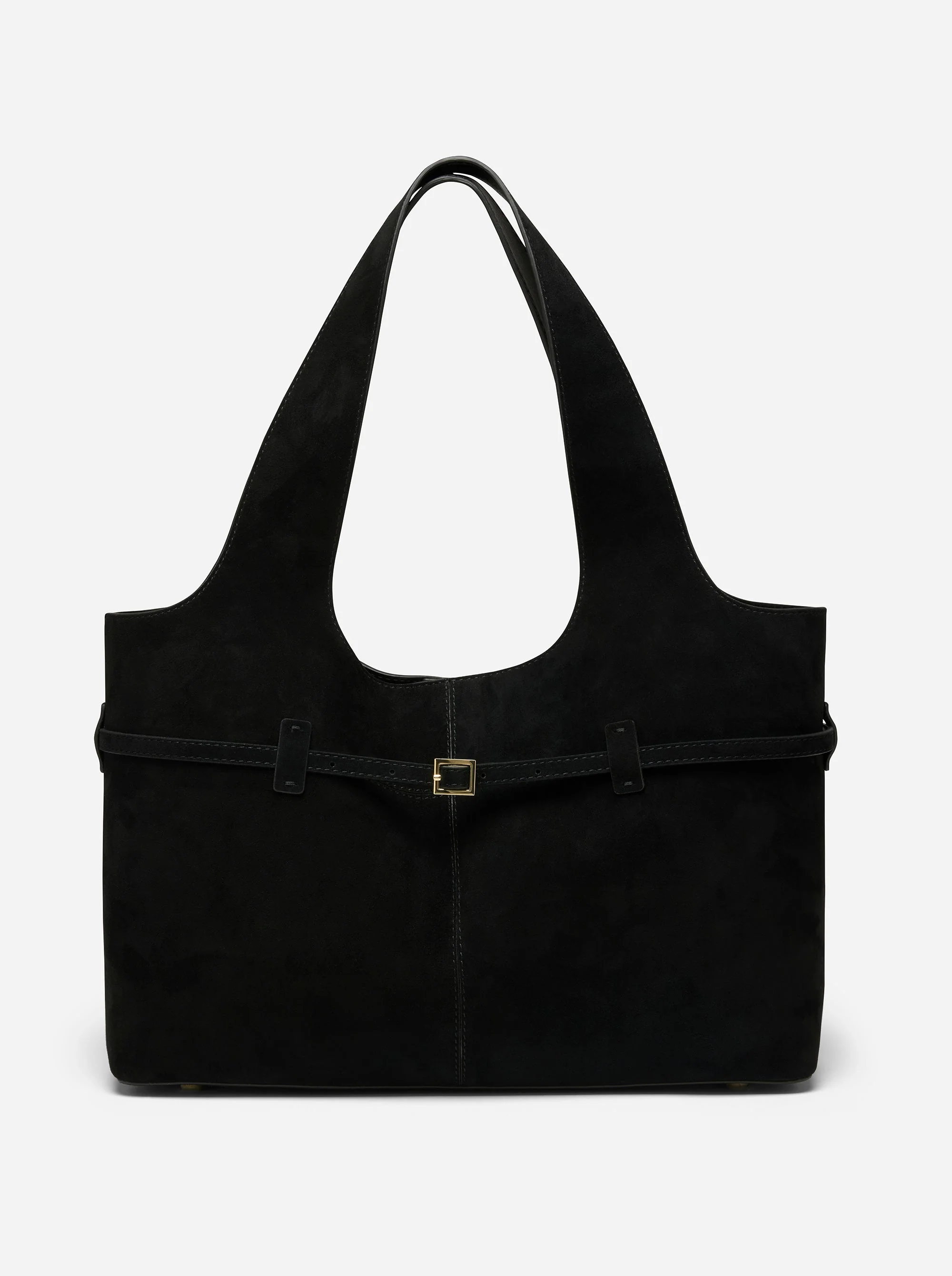 Cambon Cabas Black Suede