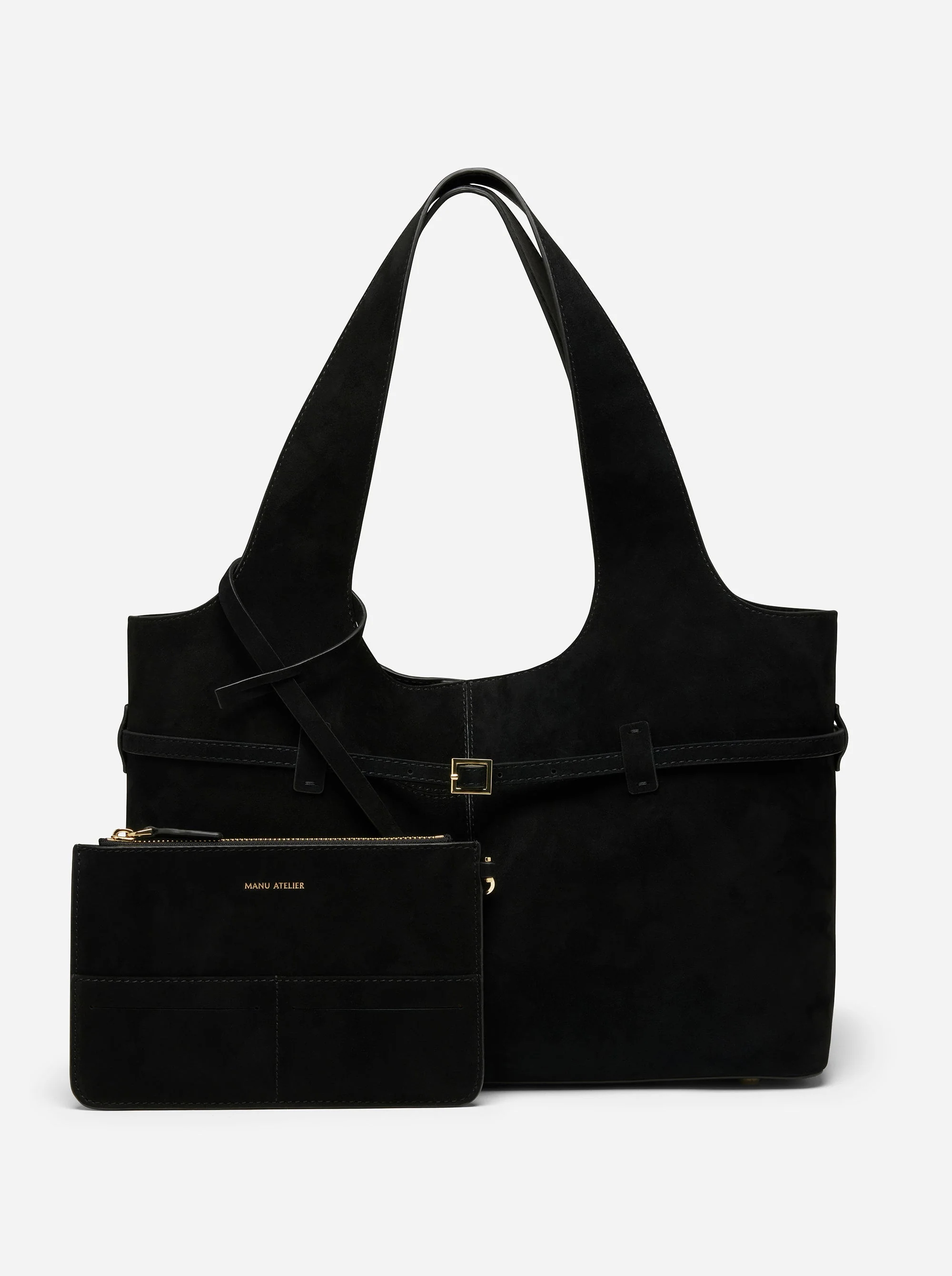 Cambon Cabas Black Suede - Image 3