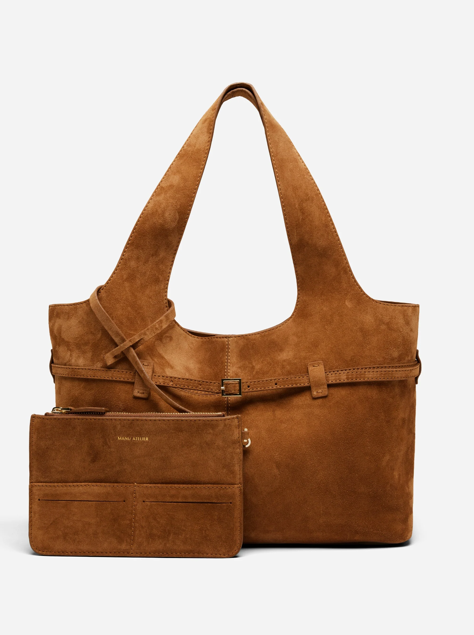 Cambon Cabas Camel Suede - Image 3