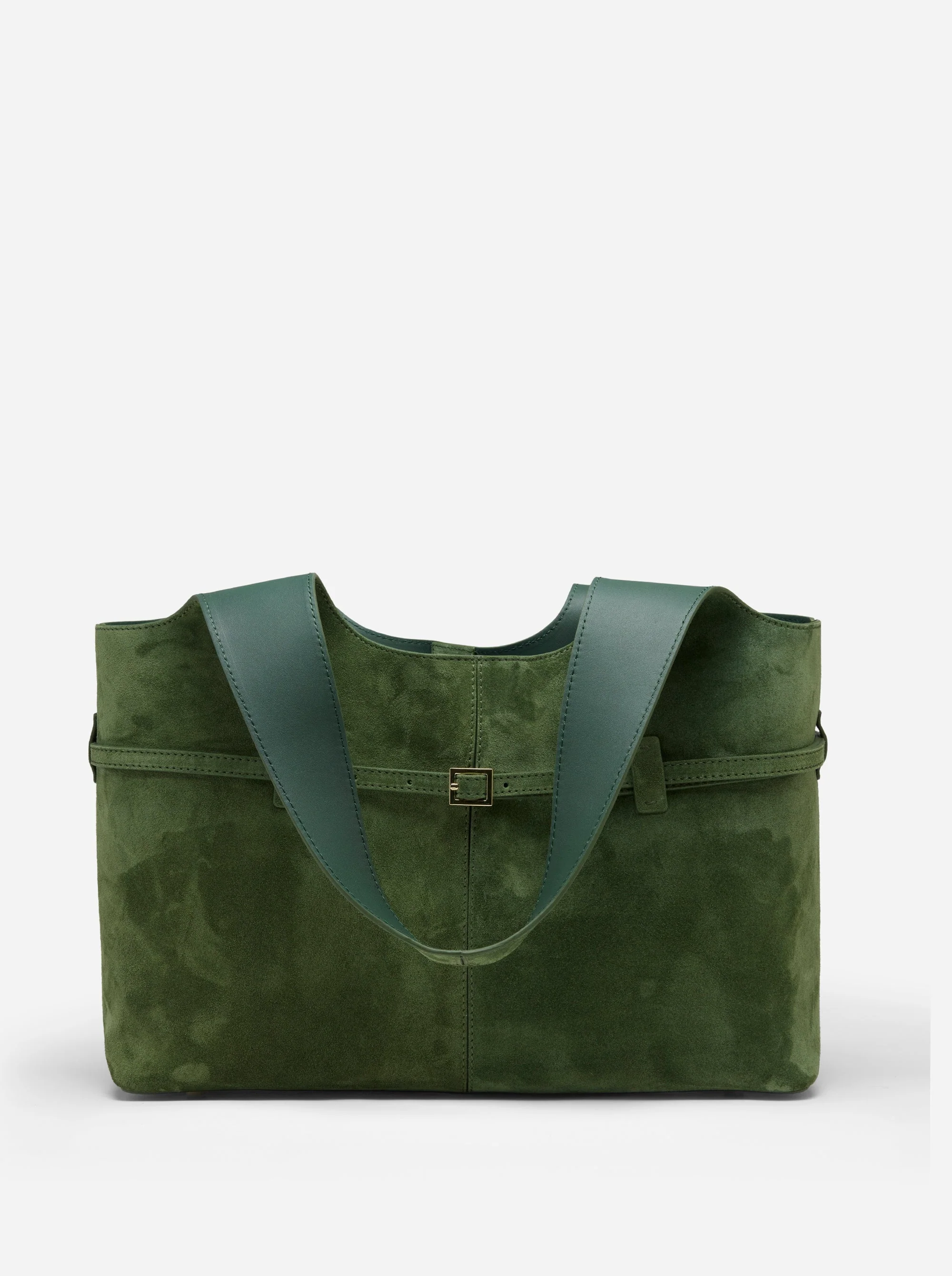 Cambon Cabas Velvet Green Suede - Image 3