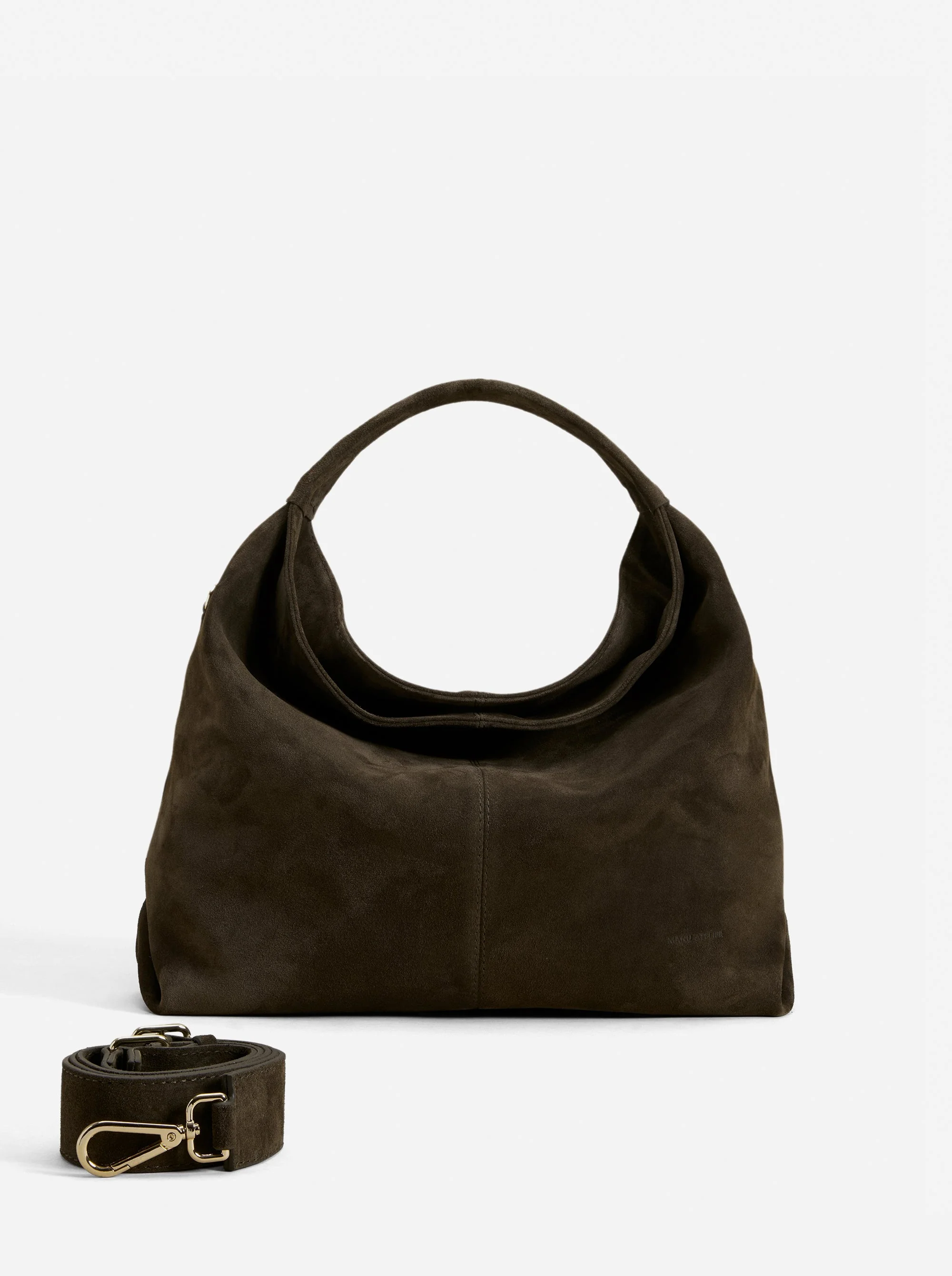 Gala Tobacco Green Suede