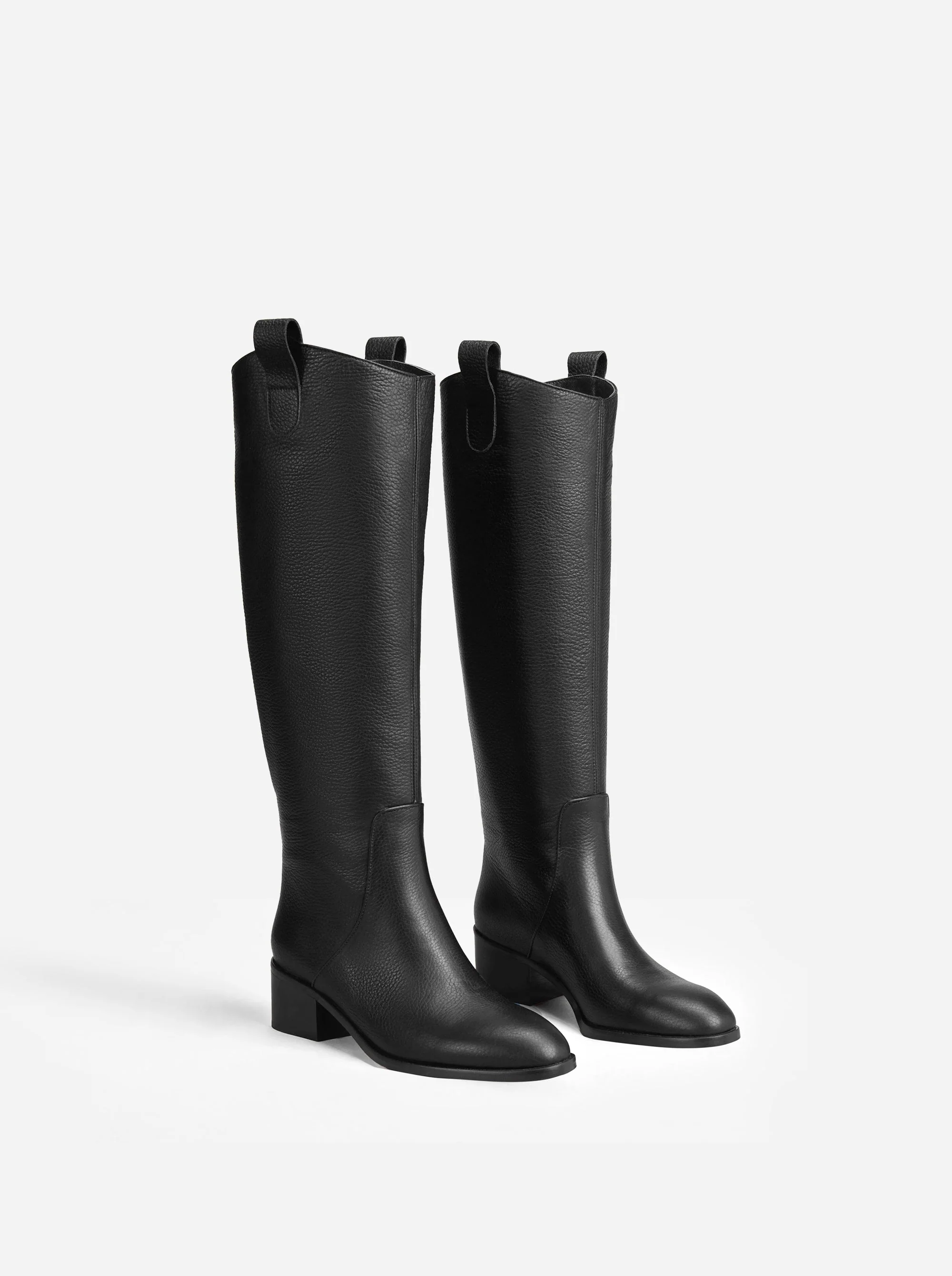 Knee High Riding Boots Black