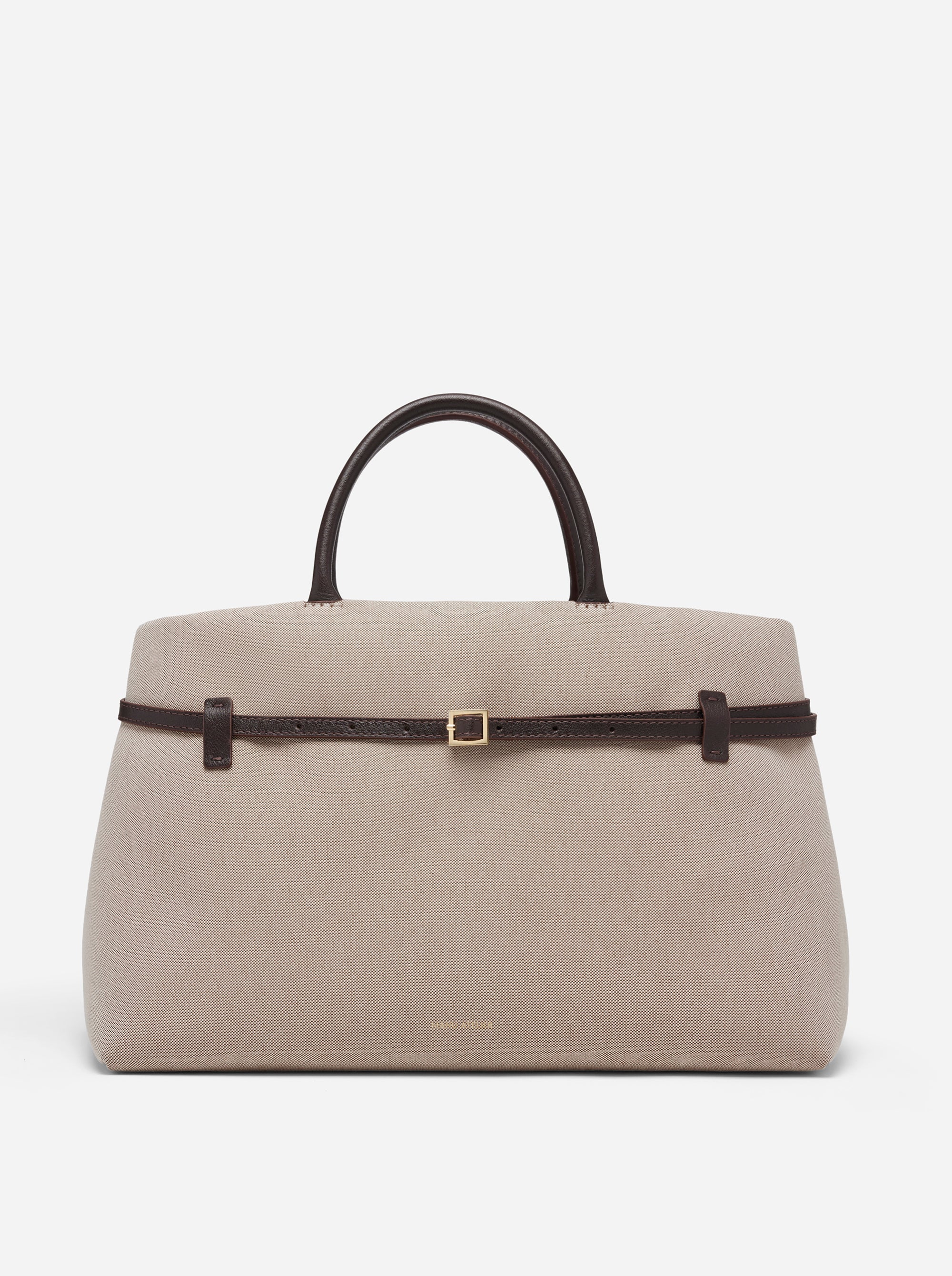 Le Cambon 40 Beige Canvas & Bitter Brown