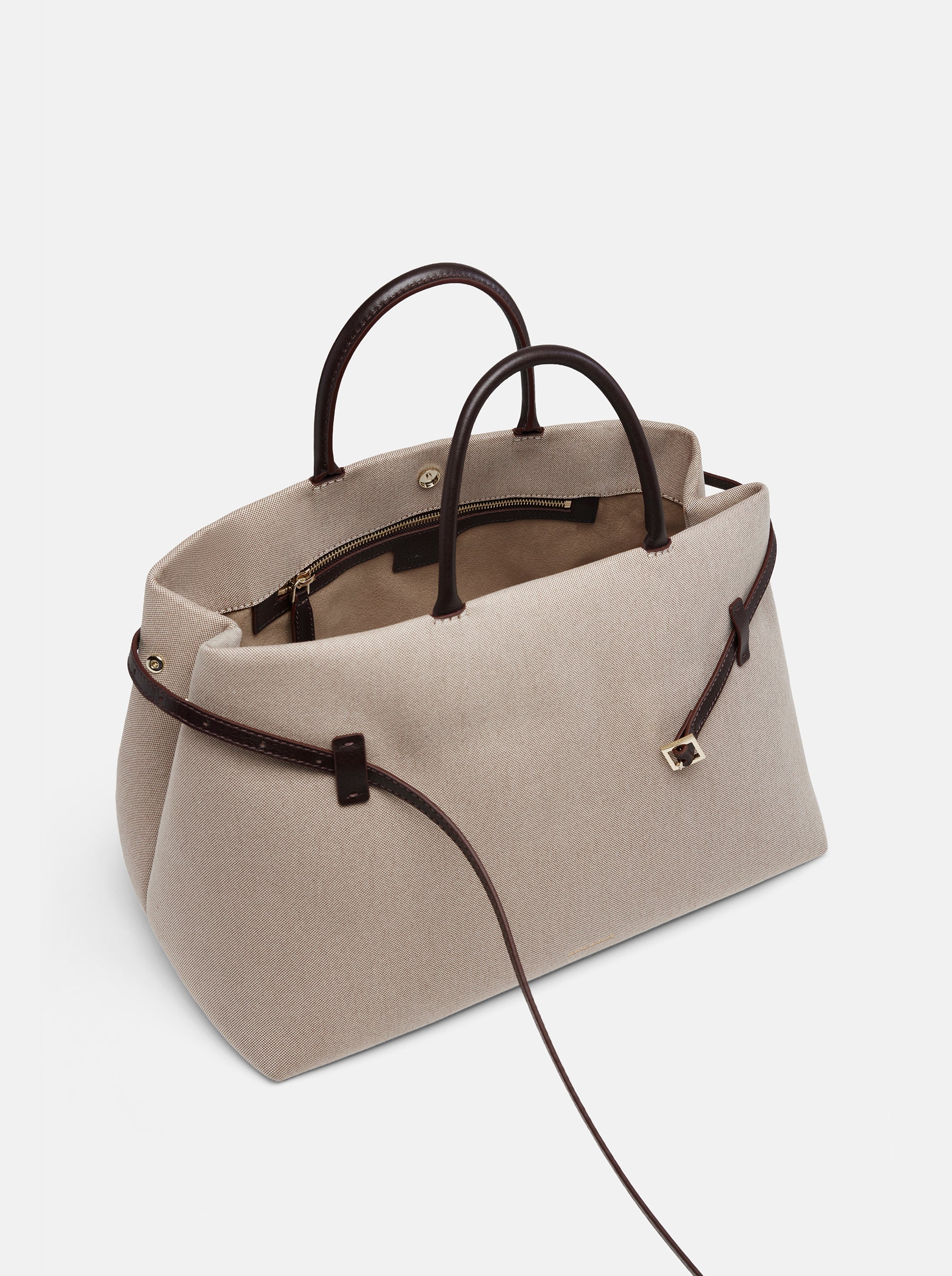 Le Cambon 40 Beige Canvas & Bitter Brown - Image 2