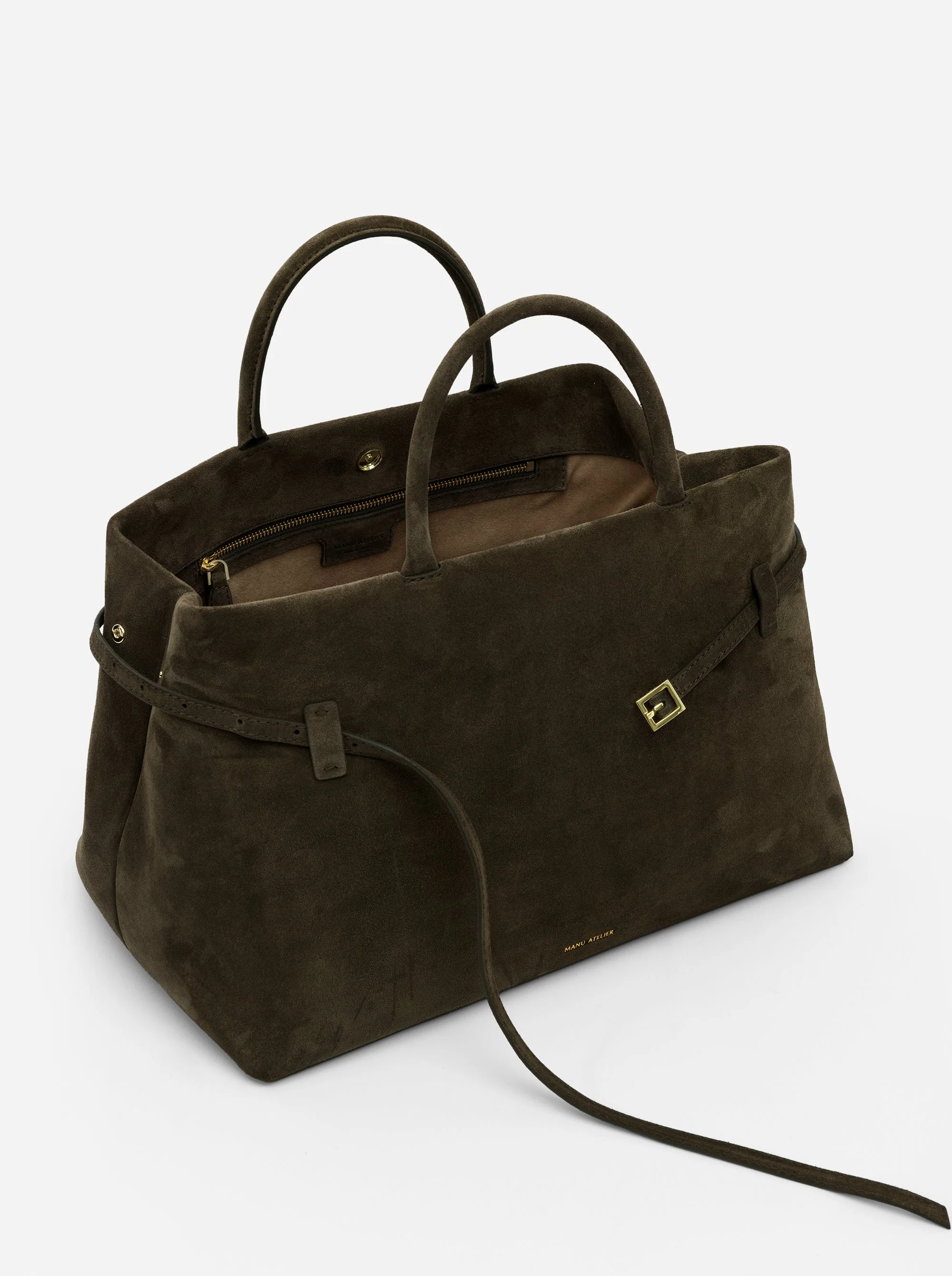Le Cambon 40 Tobacco Green Suede - Image 3