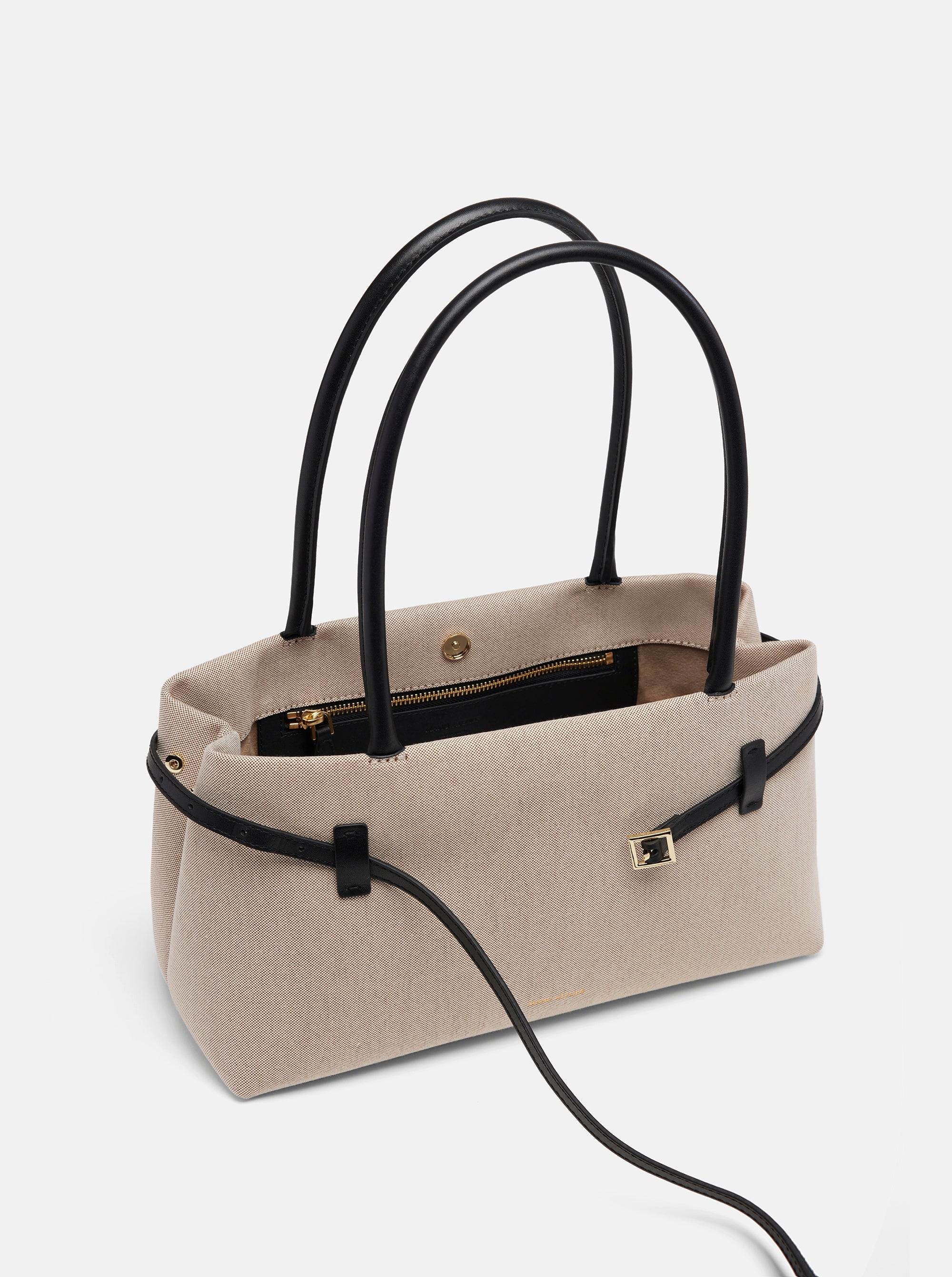 Le Cambon East West Beige Canvas & Black Soft - Image 2