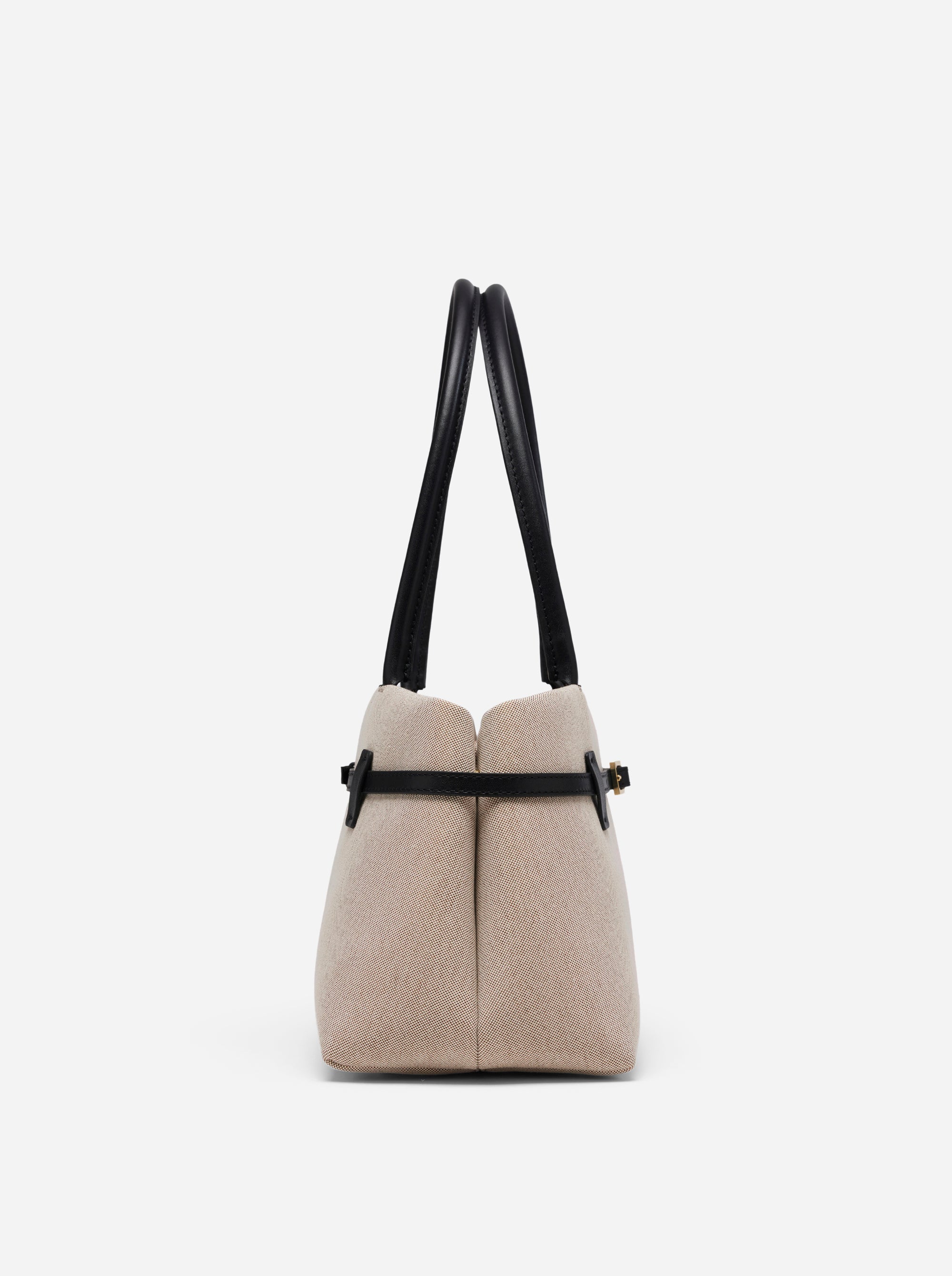 Le Cambon East West Beige Canvas & Black Soft - Image 3