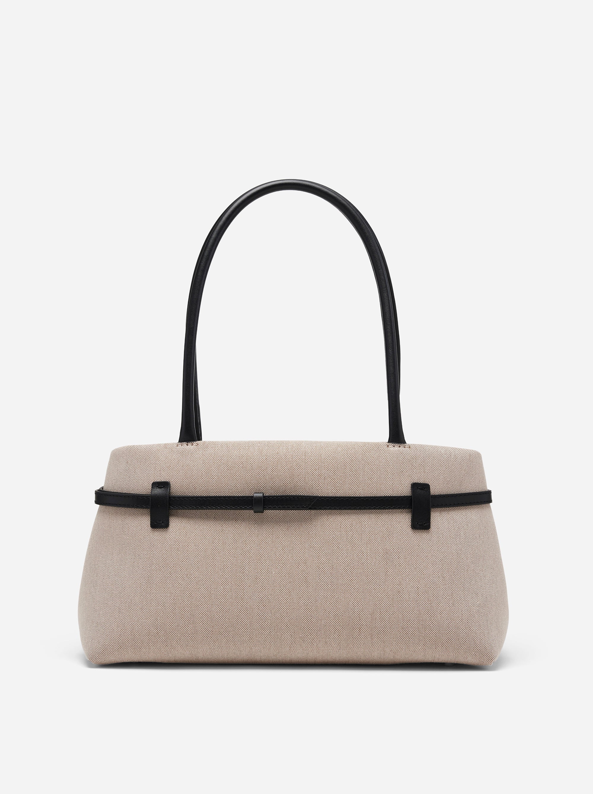 Le Cambon East West Beige Canvas & Black Soft - Image 4