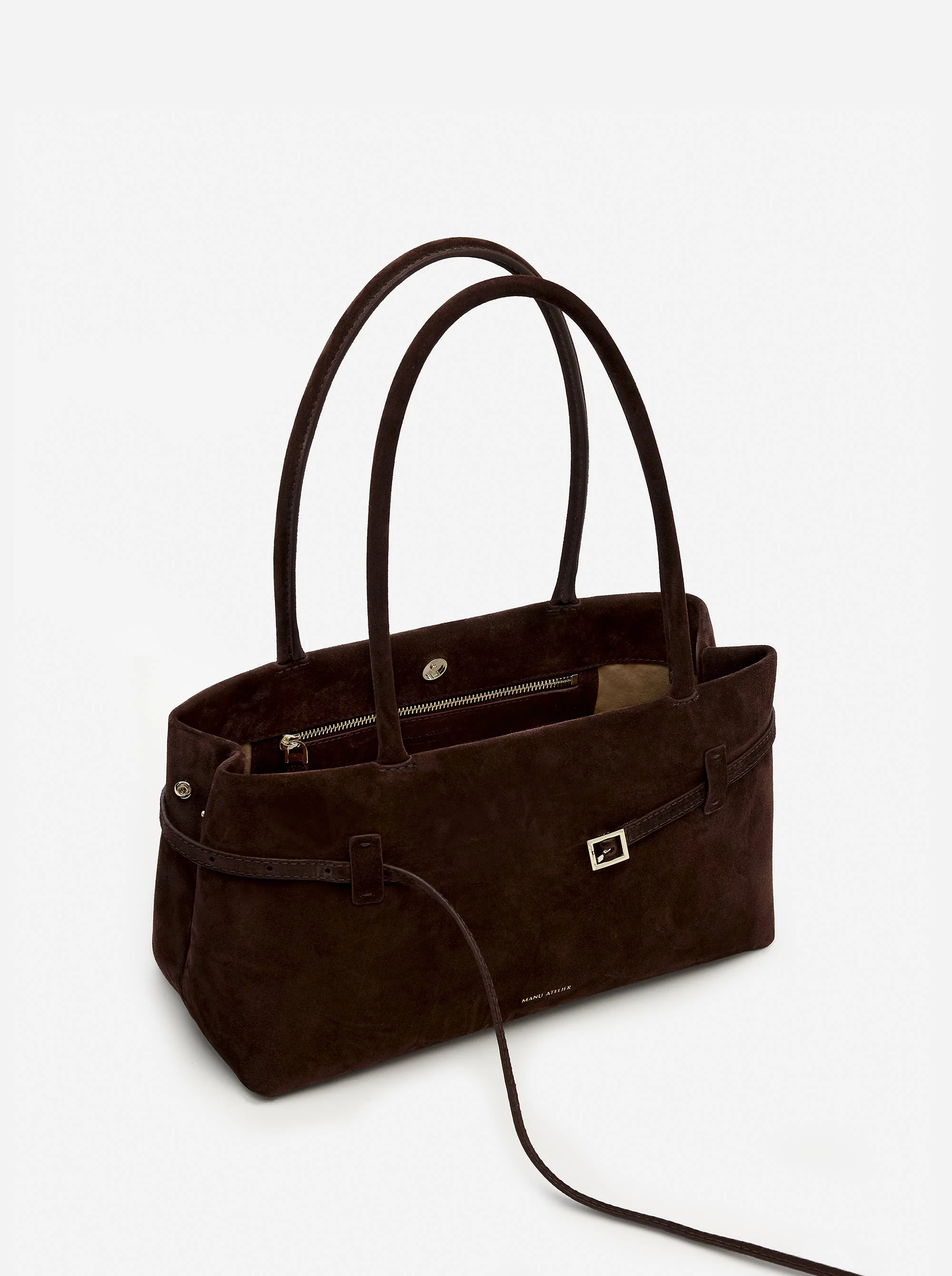 Le Cambon East West Deep Brown Suede - Image 4