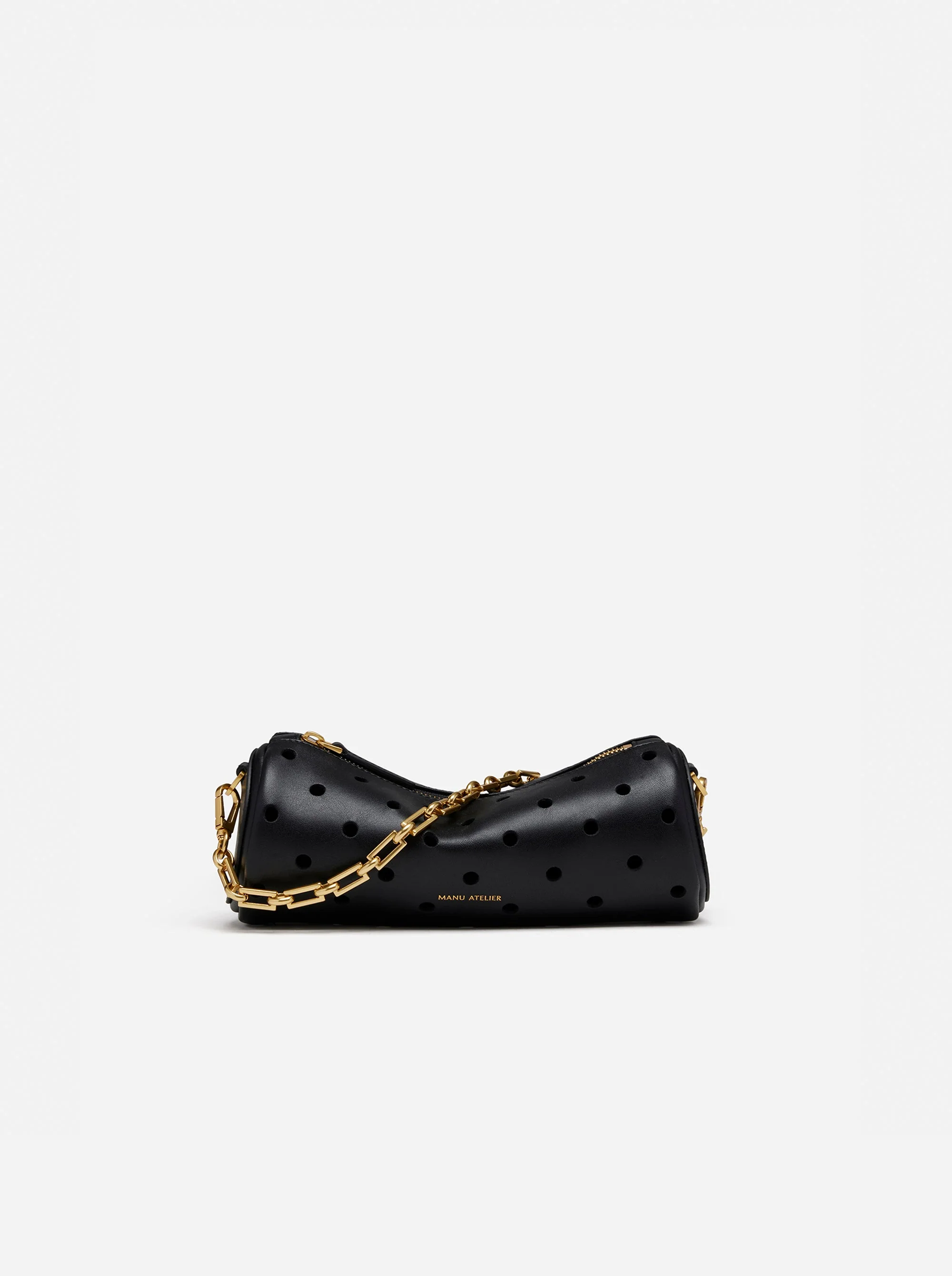 Mini Cylinder Perforated Black Soft - Image 3