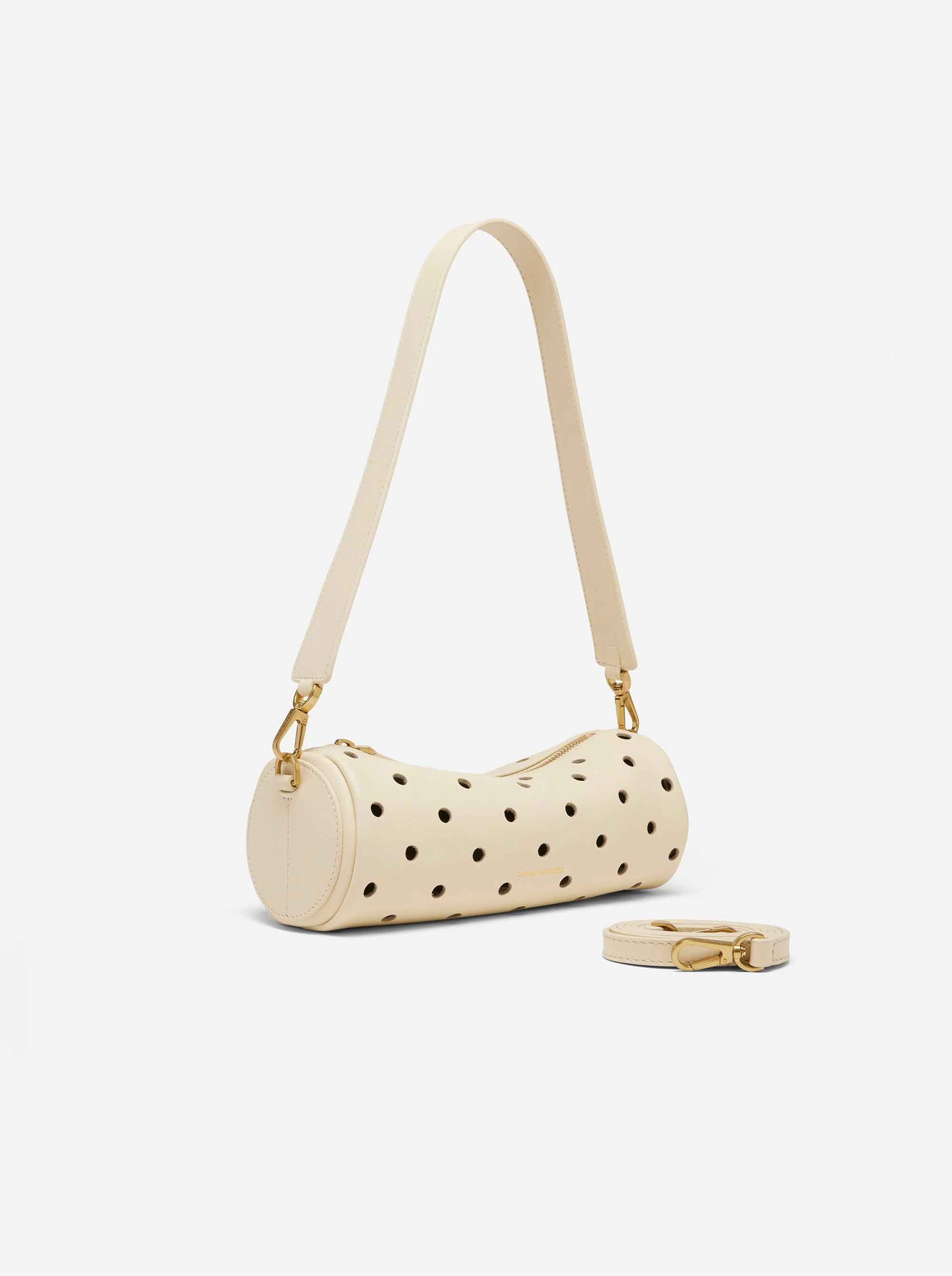 Mini Cylinder Perforated Vanilla Soft - Image 3