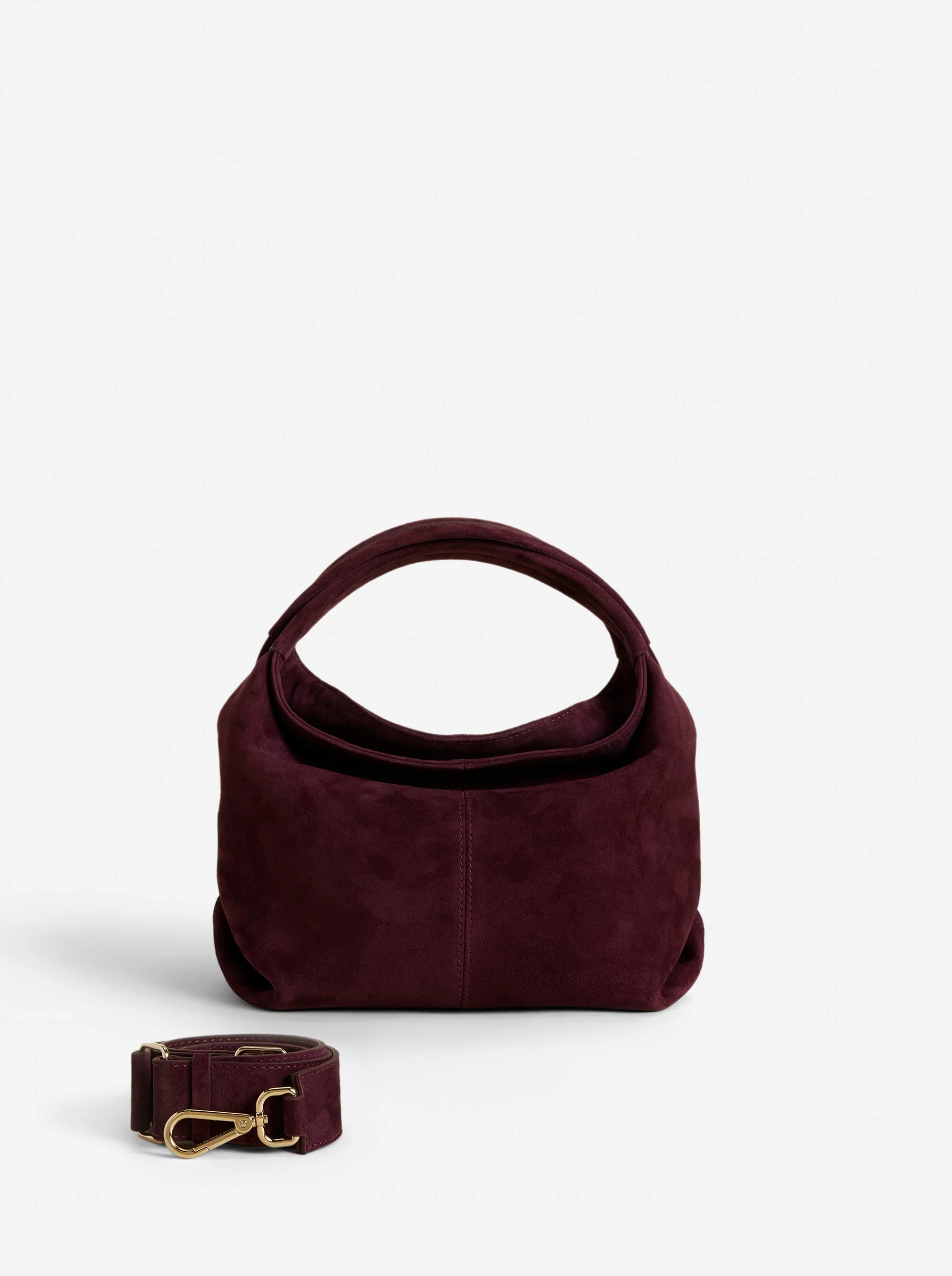 Mini Gala Merlot Suede
