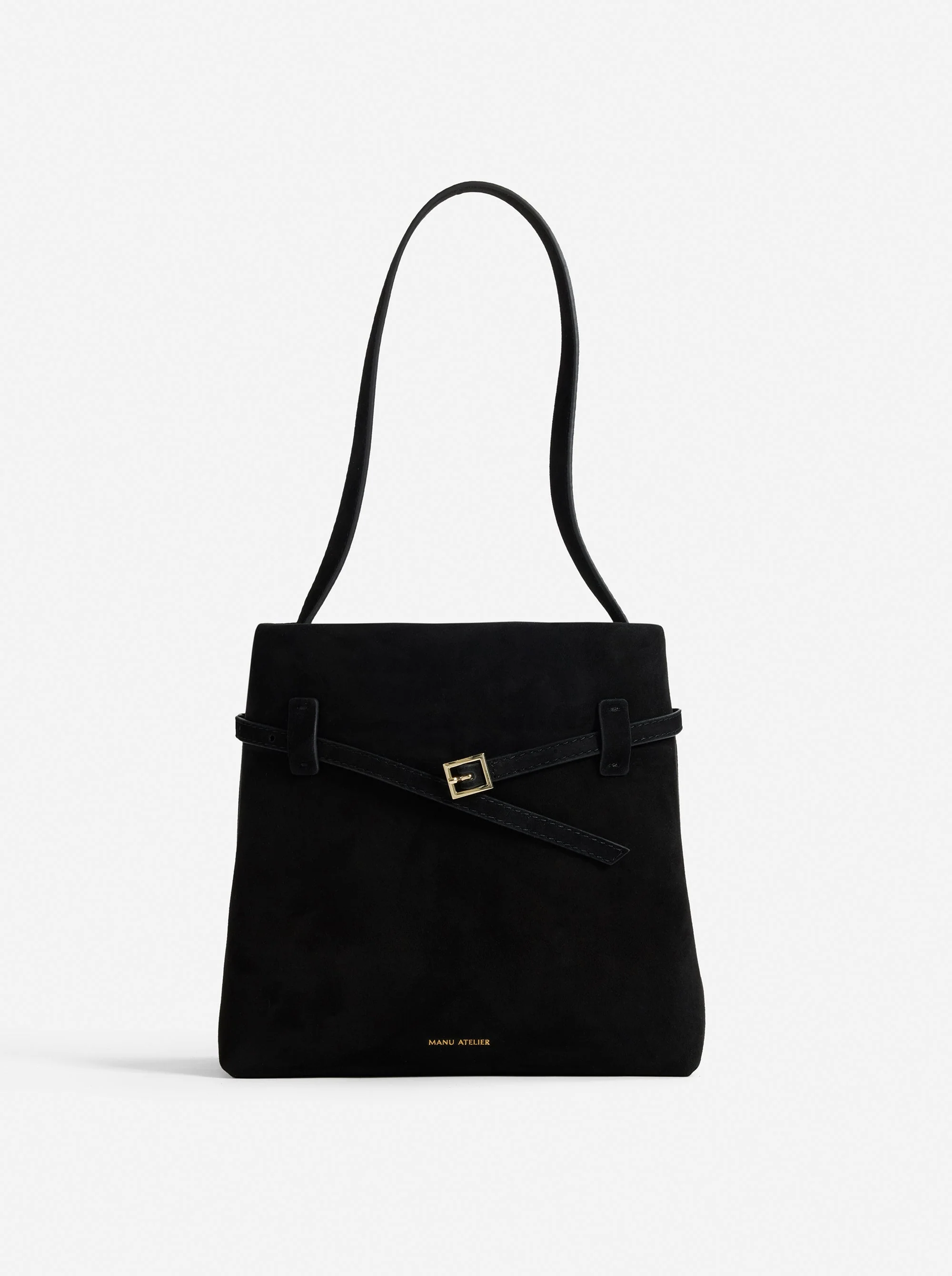 Mini Tote du Jour Black Suede - Image 3