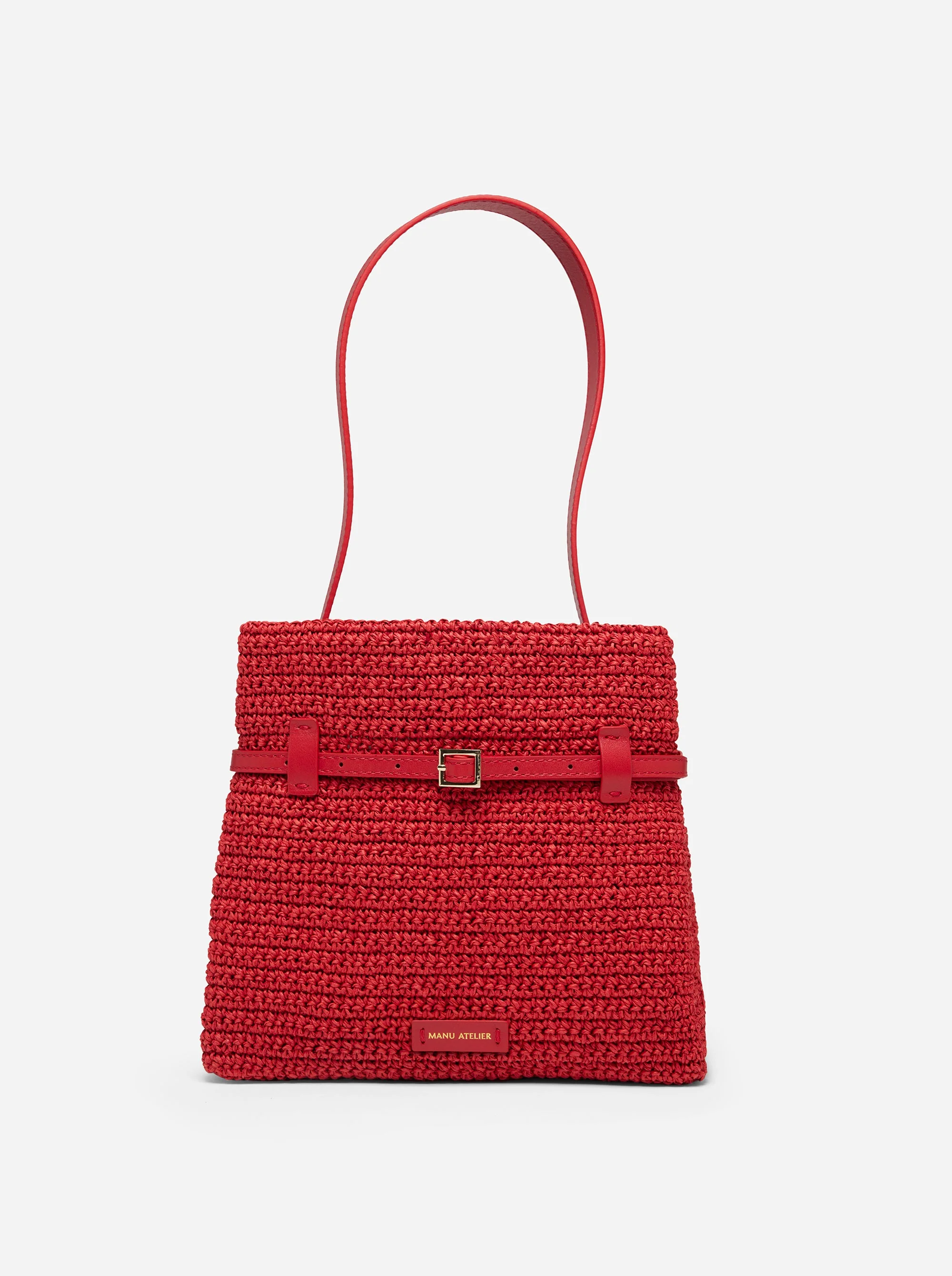 Mini Tote du Jour Red Crochet