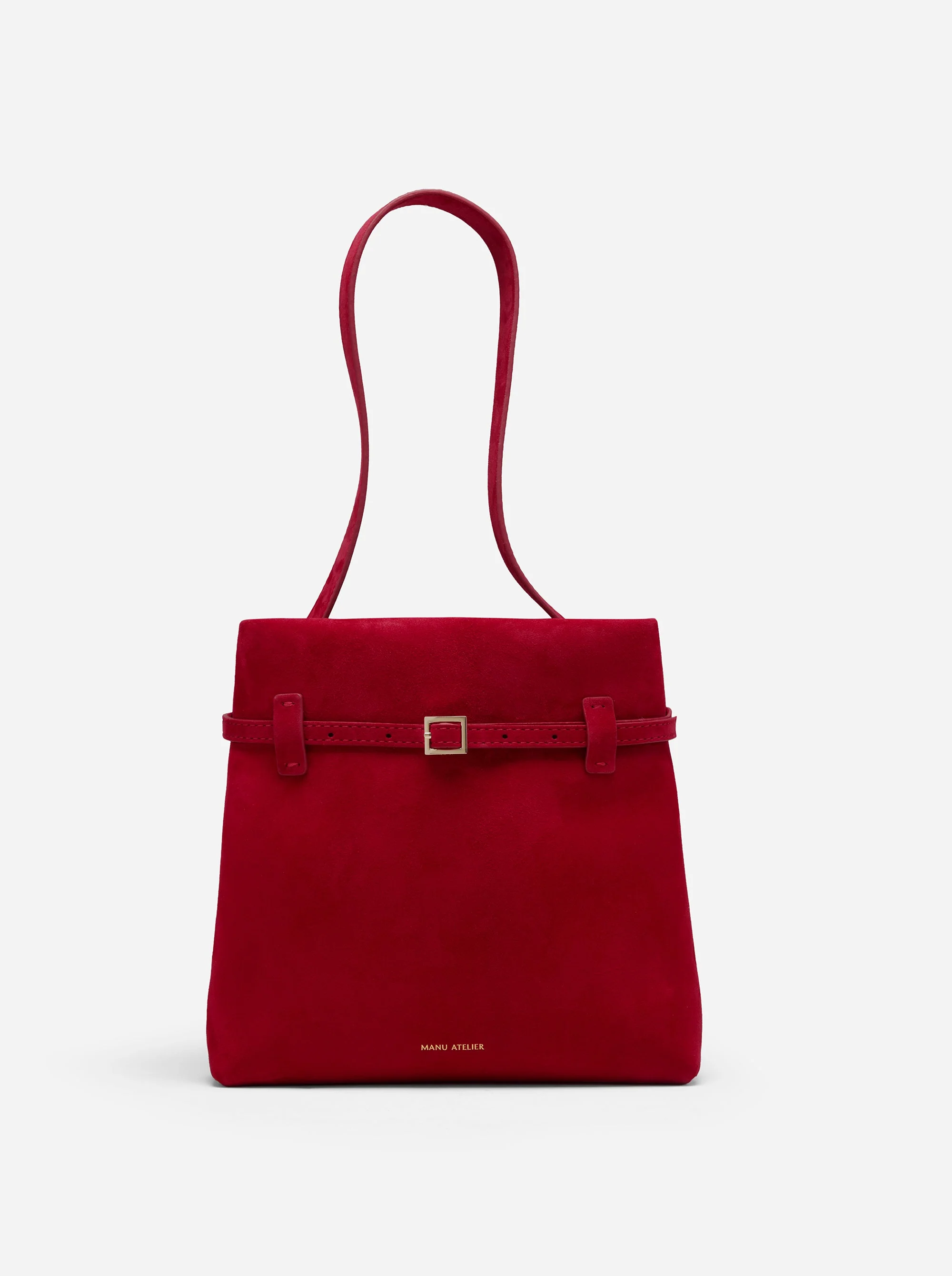 Mini Tote du Jour Red Suede - Image 2