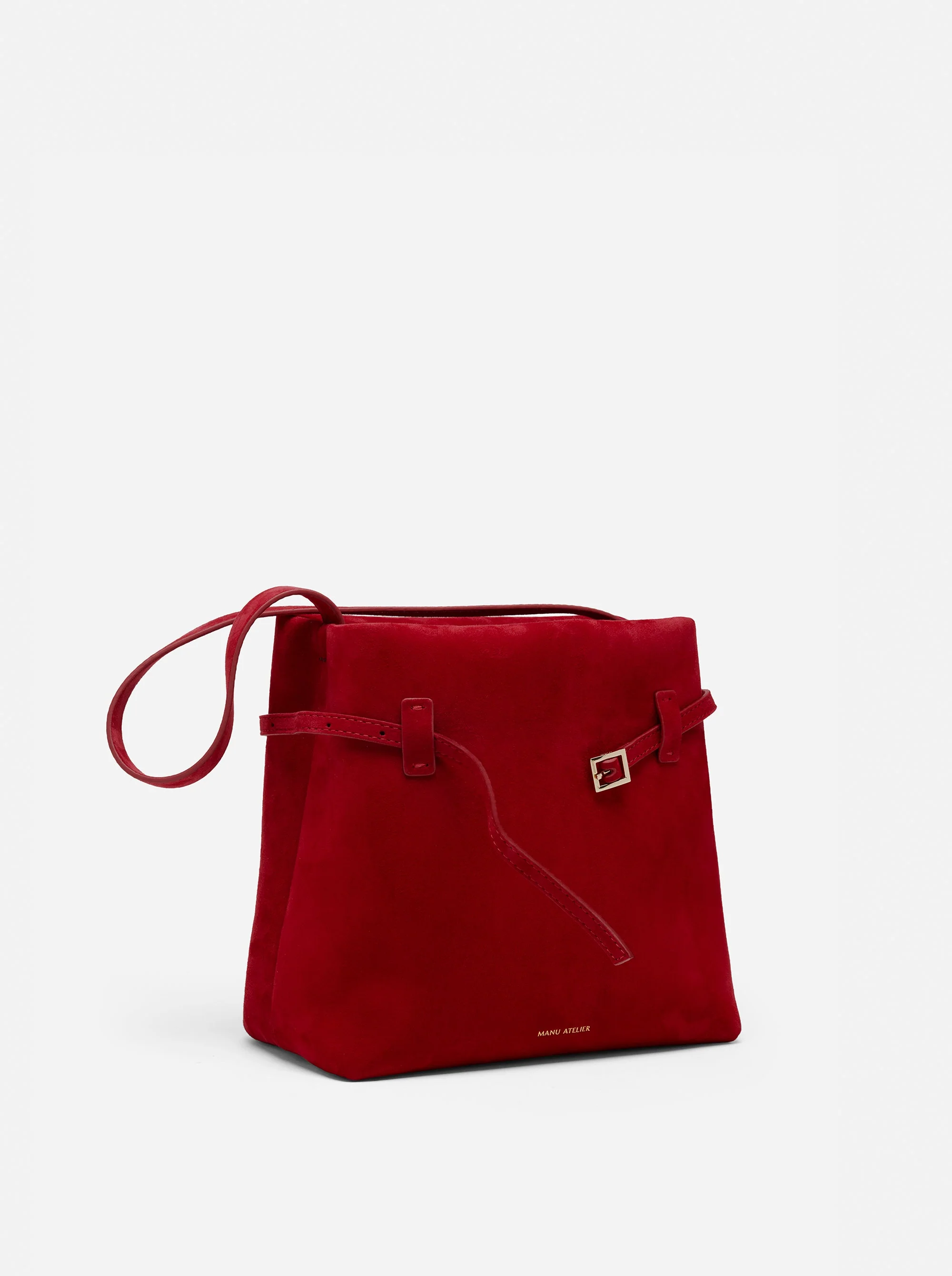 Mini Tote du Jour Red Suede - Image 3