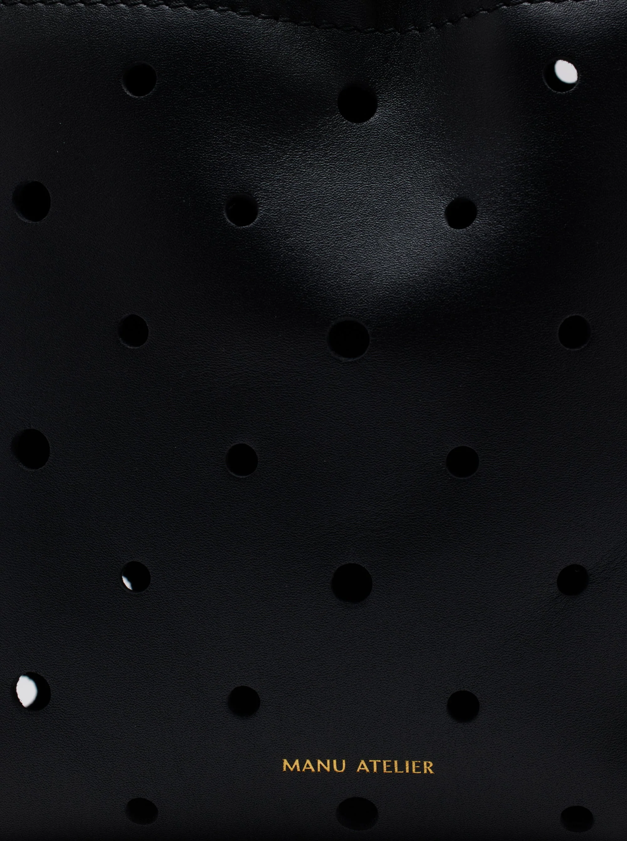 Romy Pouch Perforated Black Soft - Image 5