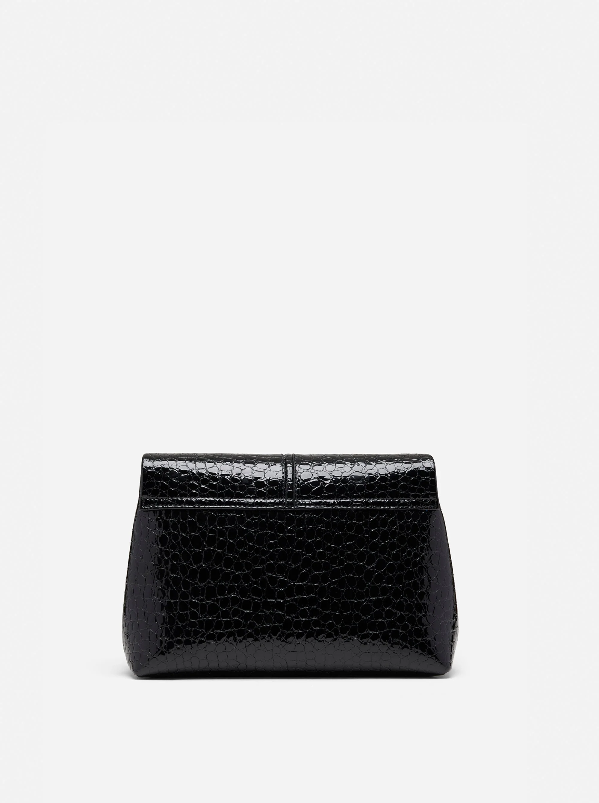 The Fold Bag Black Croc - Image 3