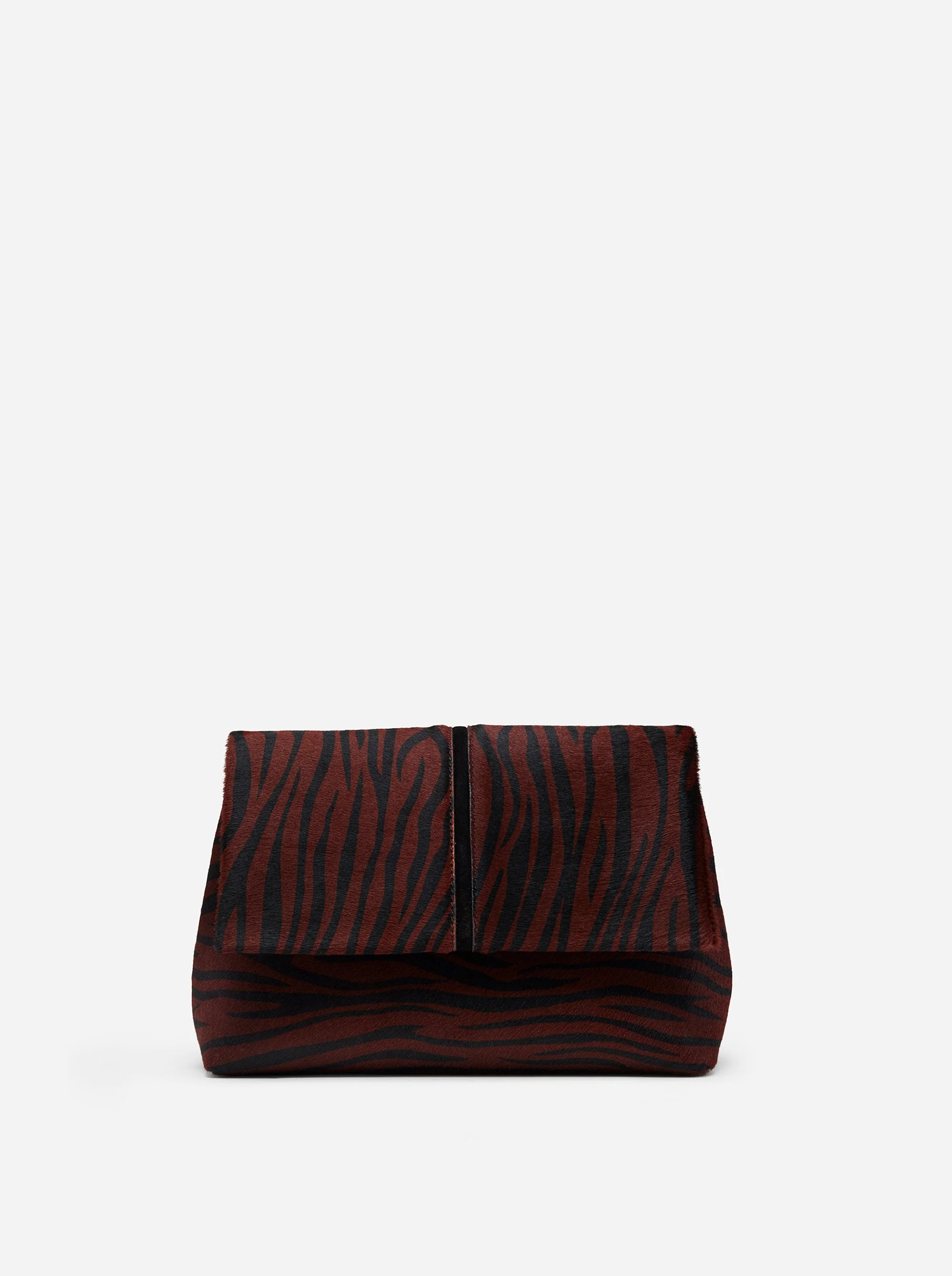 The Fold Bag Brown Zebra & Black