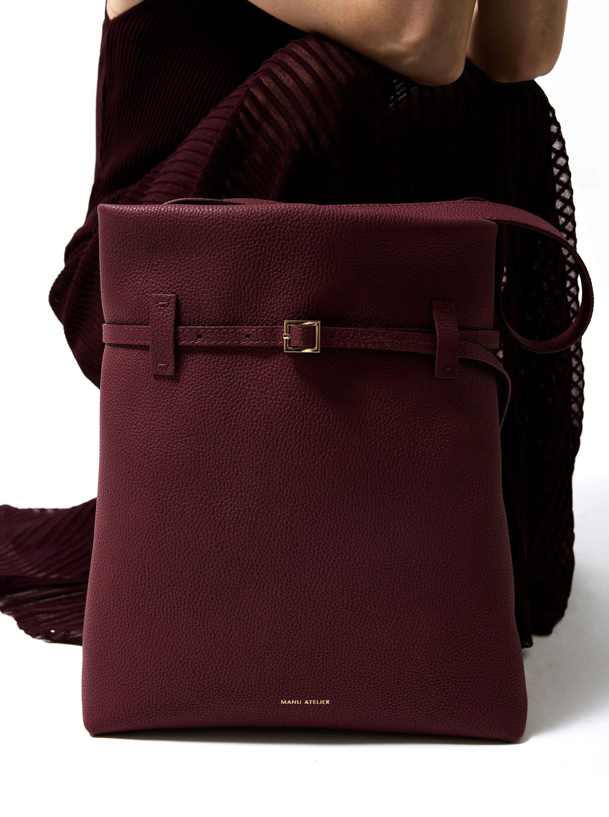 Tote du Jour Burgundy - Image 2
