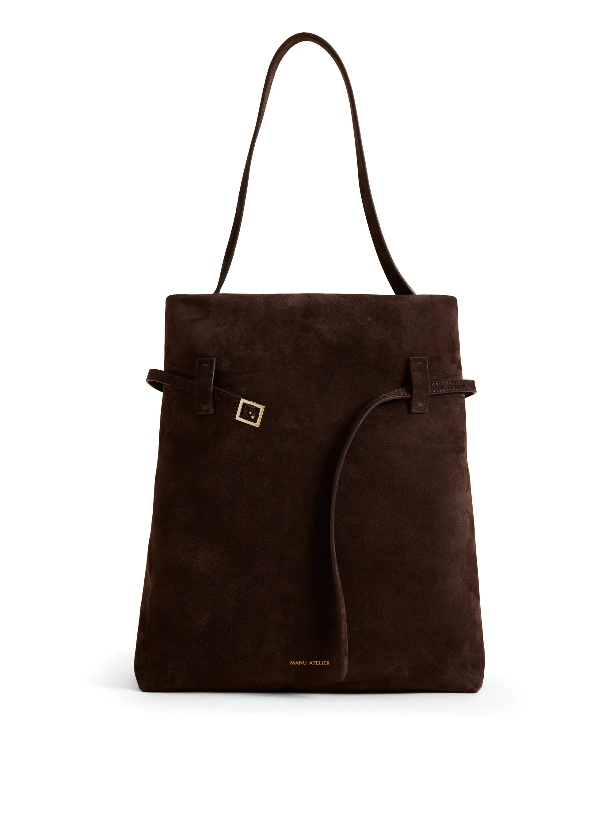 Tote du Jour Deep Brown Suede - Image 3