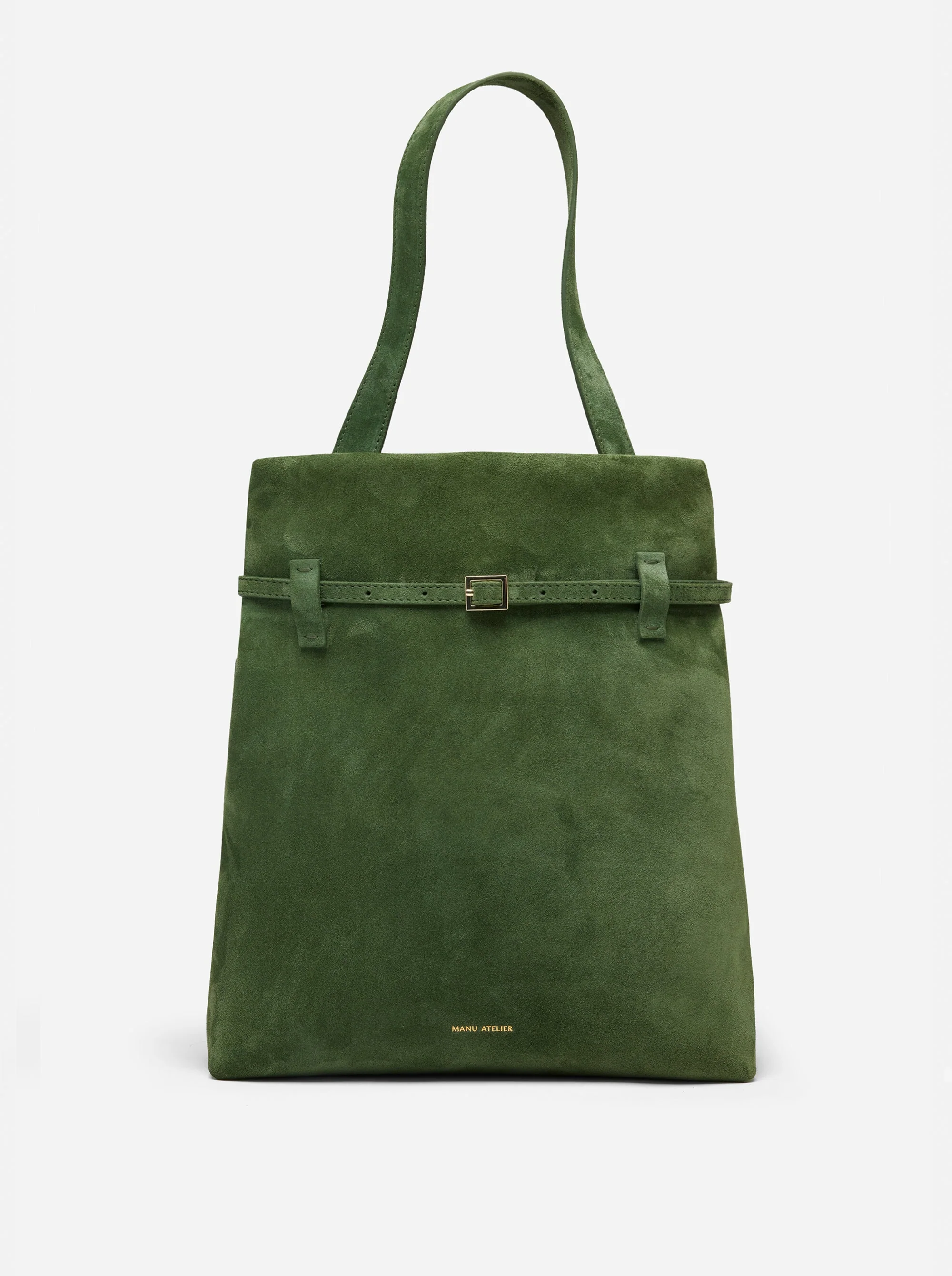 Tote du Jour Velvet Green Suede