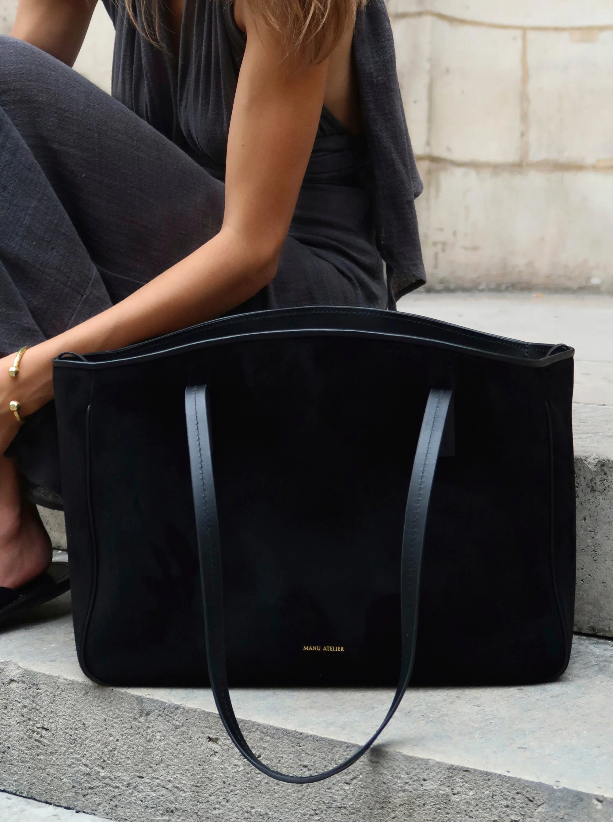 XL du Jour Black Suede & Black Soft - Image 2