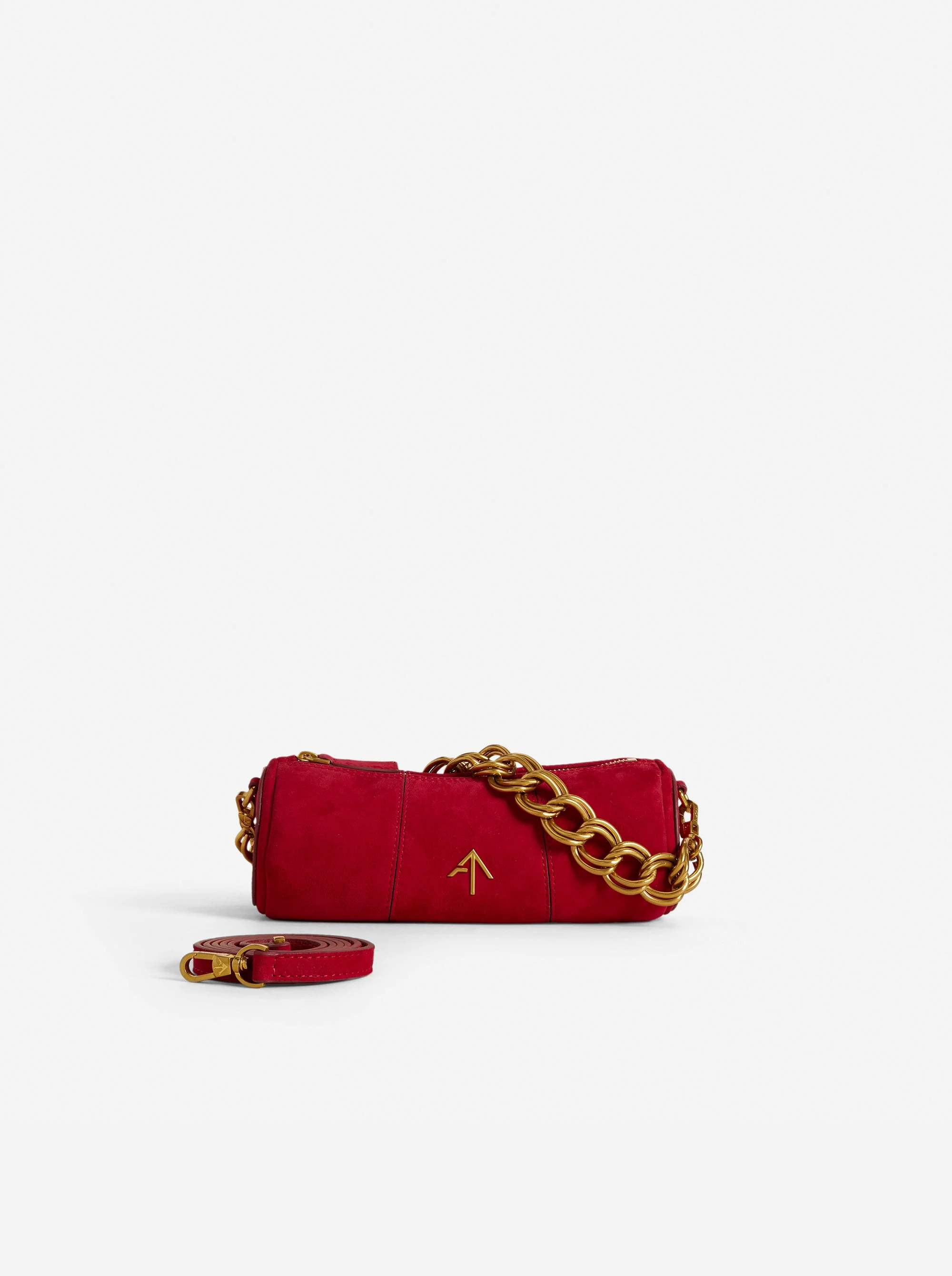 XX Mini Cylinder Red Suede